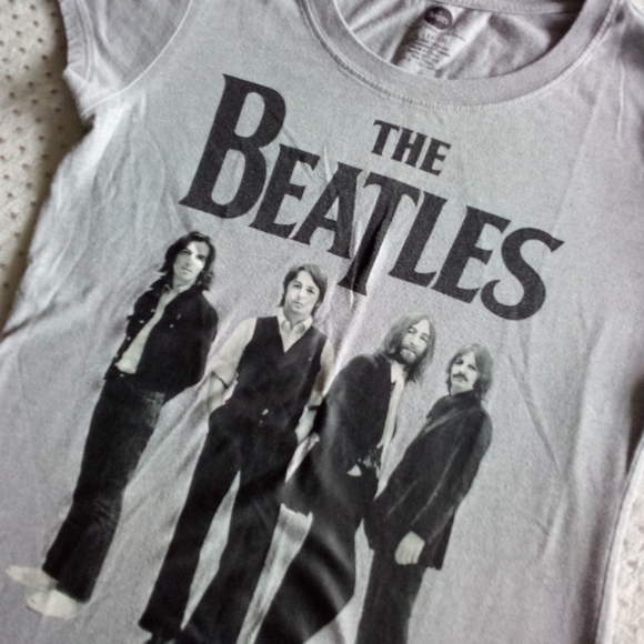 The Beatles large Gray band t-shirt - Picture 8 of 10